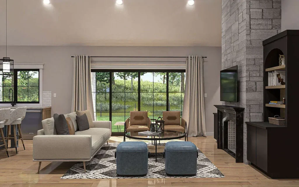 Castlewood Hall Living Room
