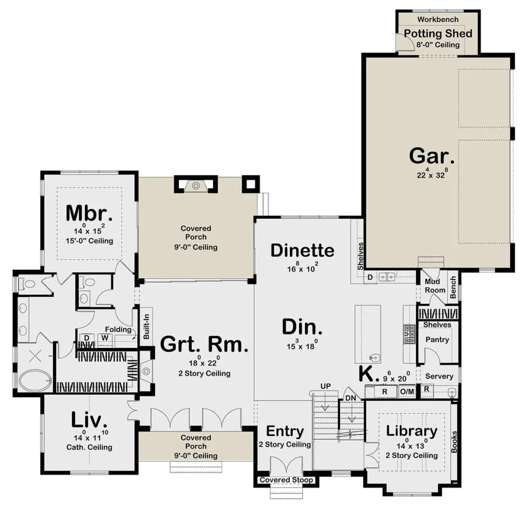 Nordic Farmstead Floor Plan 1