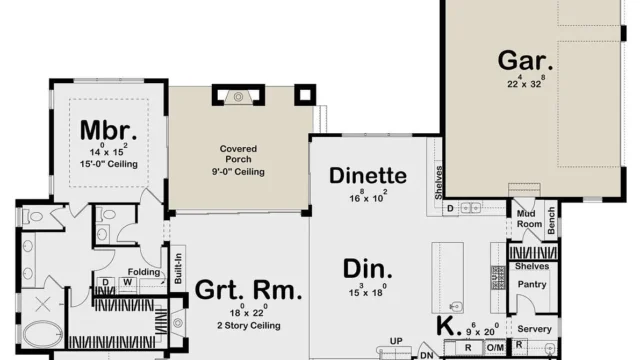 Nordic Farmstead Floor Plan 1